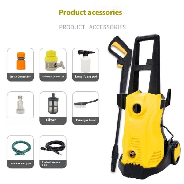 1400W High Pressure Automatic Car Washing Machine - Image 2