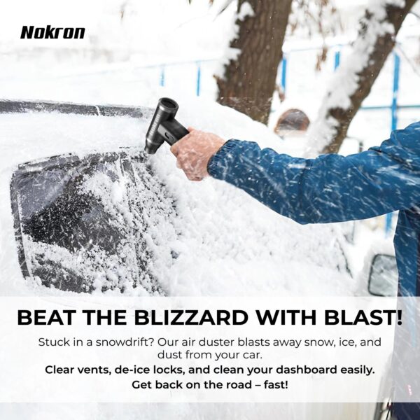 Nokron 2-in-1 Compressed Air Duster & Mini Vacuum - Image 10