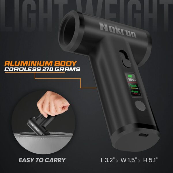 Nokron 2-in-1 Compressed Air Duster & Mini Vacuum - Image 19